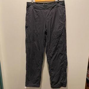 Lululemon men’s lined track pants sweatpants pants vintage gray zip pocket